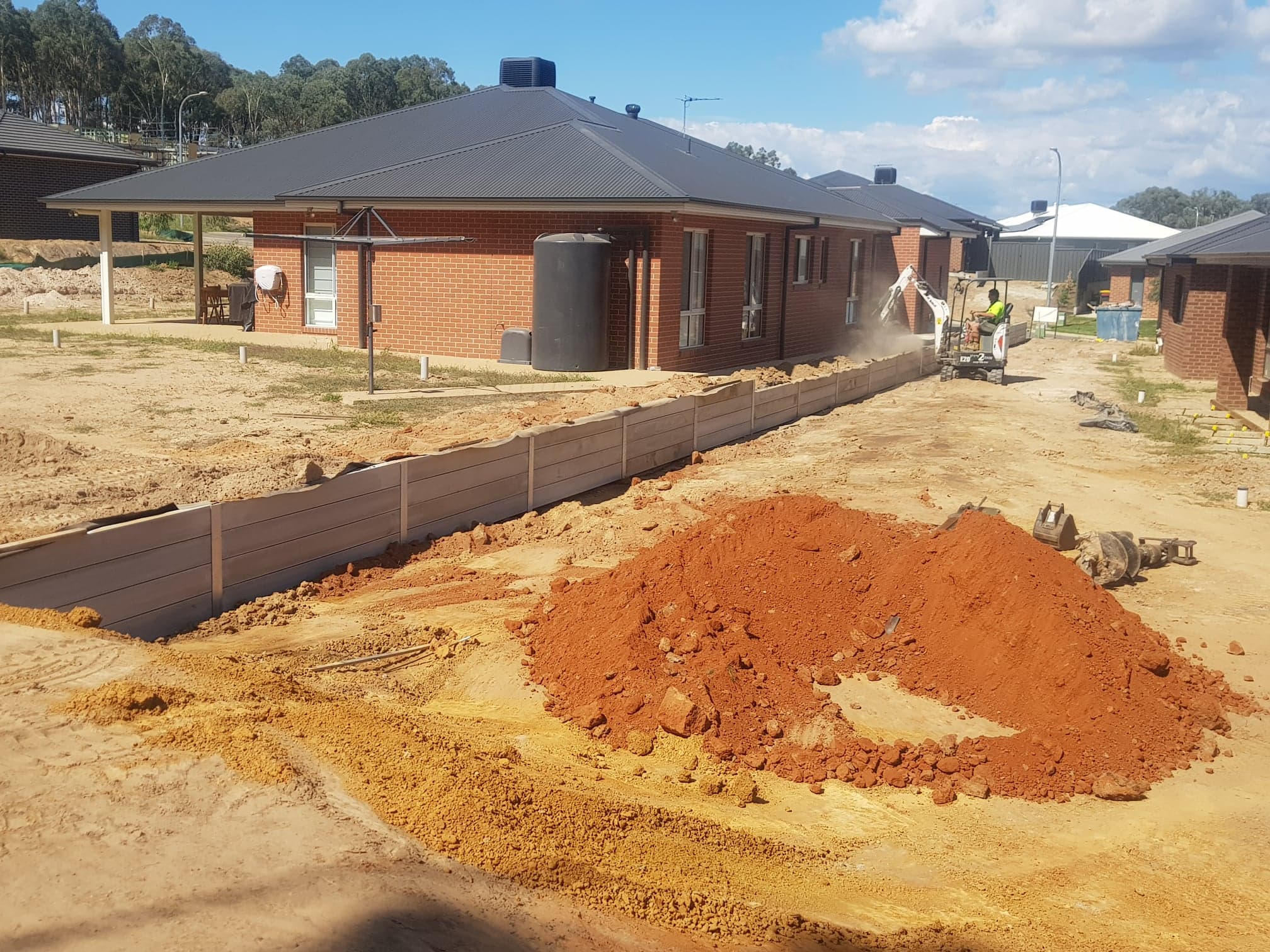 Albury Wodonga Retaining walls