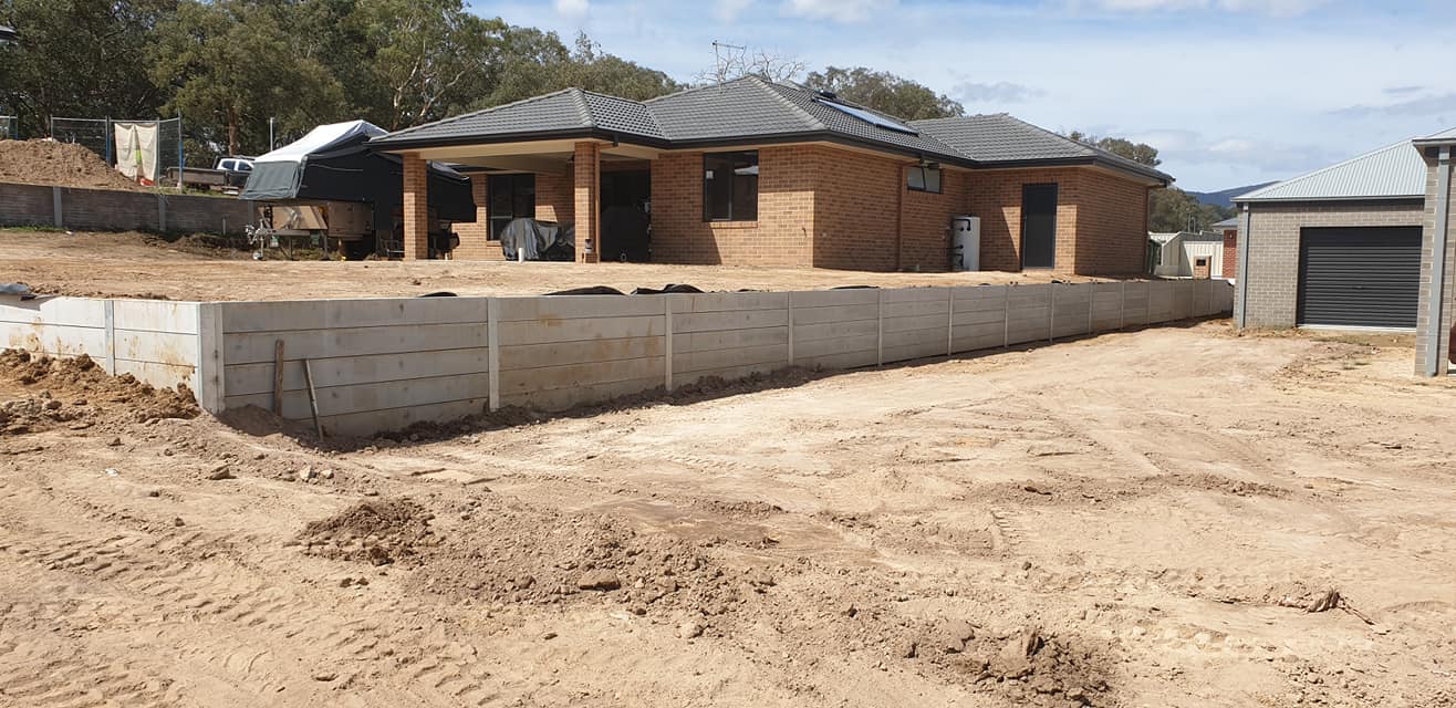 Albury Wodonga Retaining walls