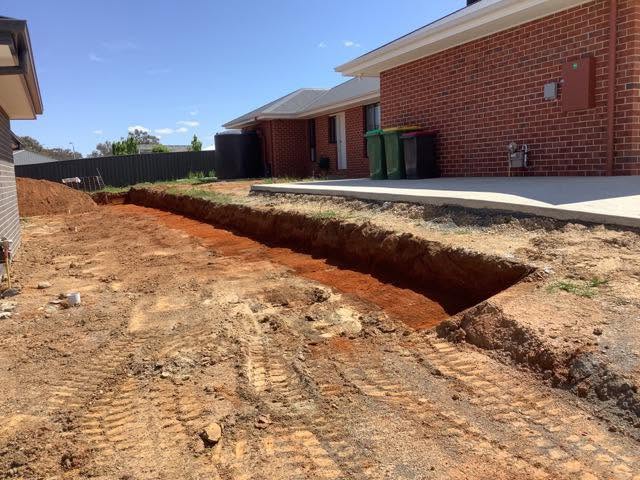 Excavation and site preparation for completed retaining wall jobs Albury Wodonga