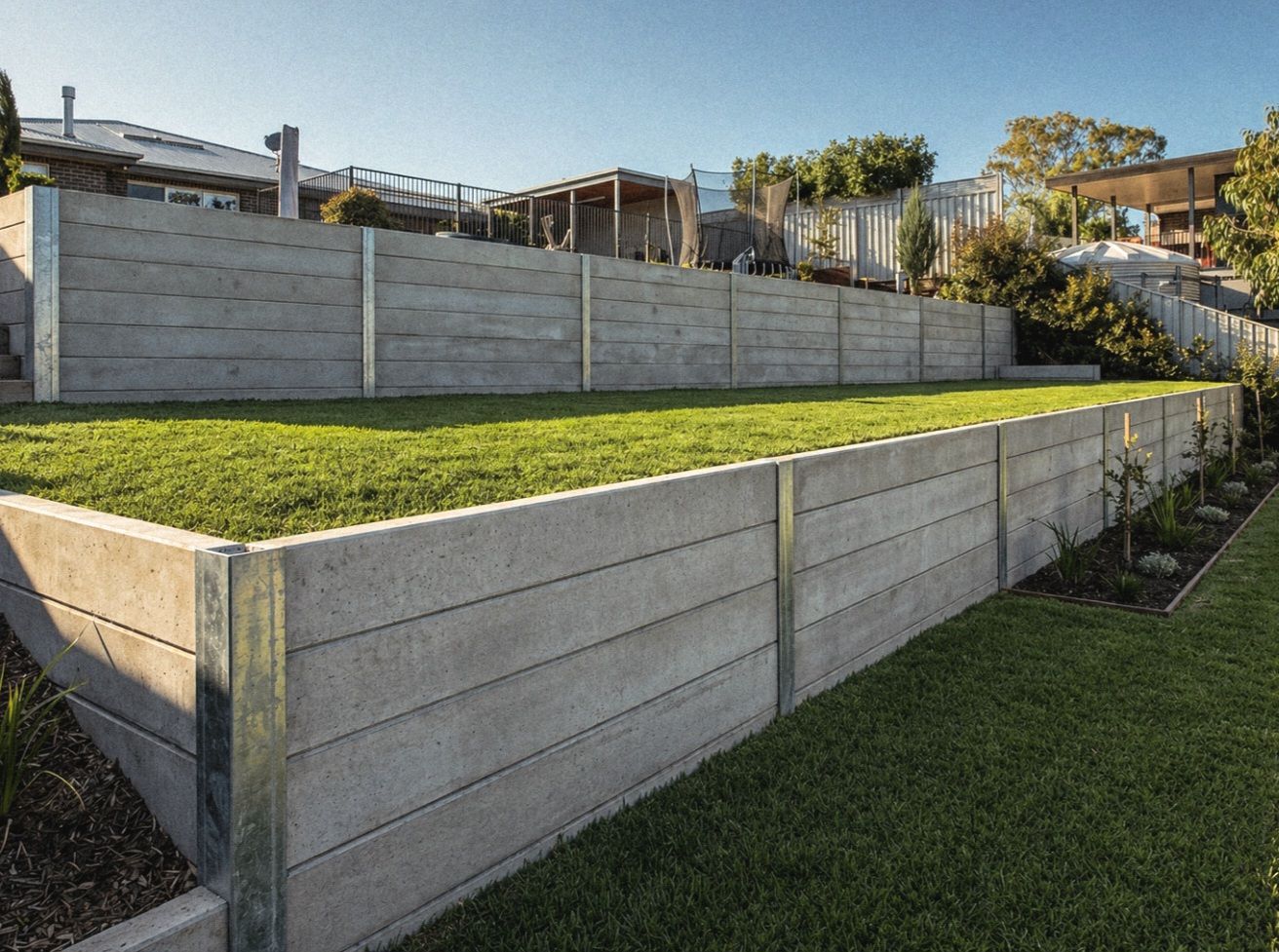 Retaining walls Albury Wodonga by A1 Retaining